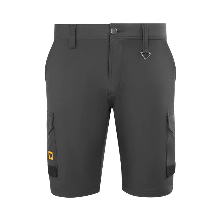 JCB Workwear Unisex 4-Way Stretch Shorts — Dark Shadow